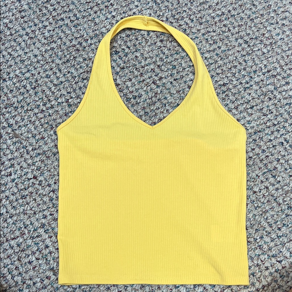 American Eagle Outfitters Yellow Tank Top